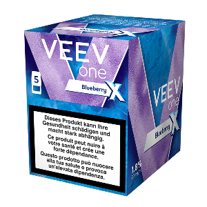 5 Pods VEEV ONE Extra Blueberry, , medium